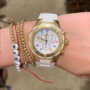 Michele multicolor face watch